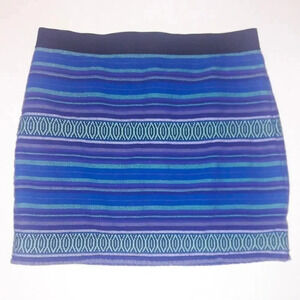 AEO Cotton Short Skirt Booty Mini Boho Chic Stripe